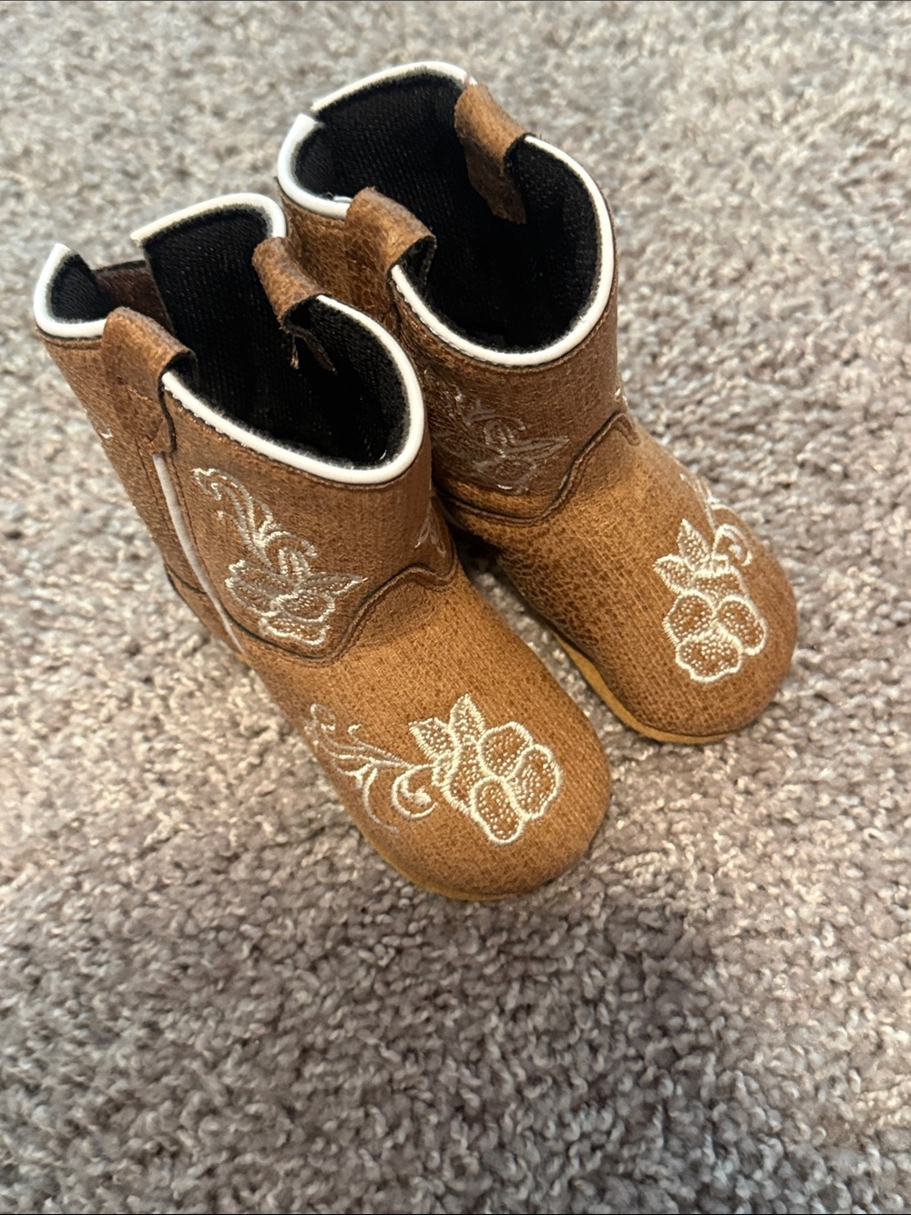 INFANT GIRLS' LIL' LASY POPPET BOOTS - ROUND TOE